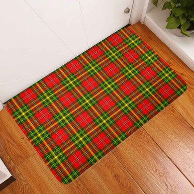 Scottish Leask Clan Tartan Door Mat Tartan Plaid 3