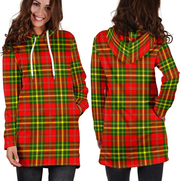 Scottish Leask Clan Tartan Hoodie Dress