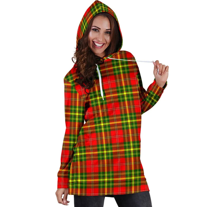 Scottish Leask Clan Tartan Hoodie Dress