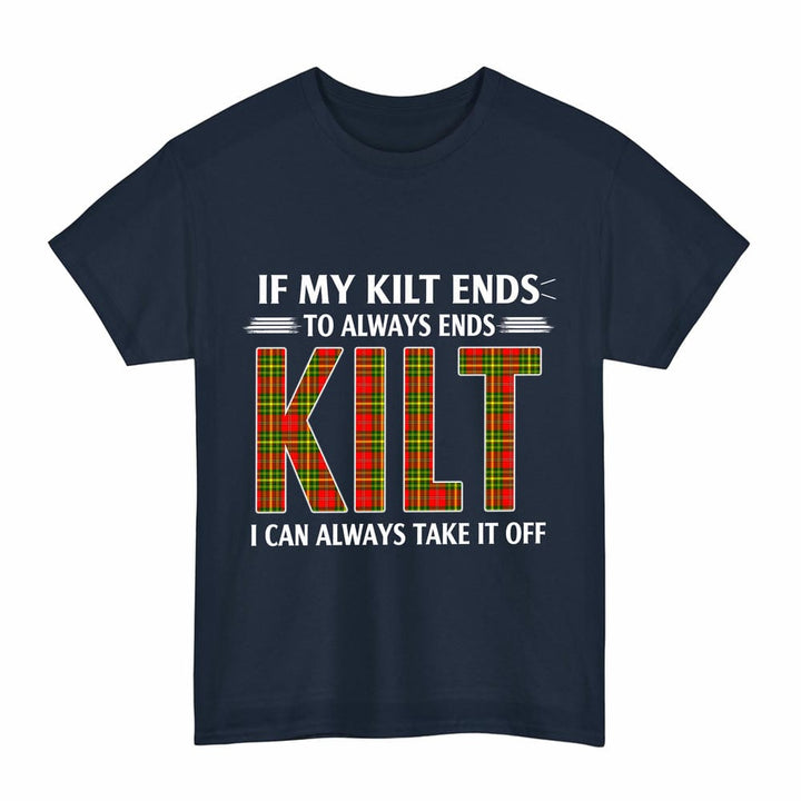 Scottish Leask Clan Tartan Kilt Pride T-Shirt Tartan Plaid Navy Color