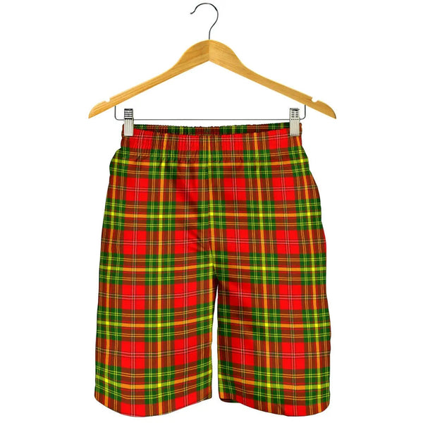 Scottish Leask Clan Tartan Men's Shorts