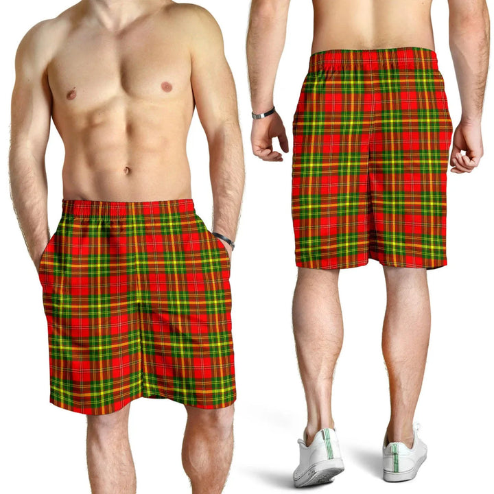 Scottish Leask Clan Tartan Men's Shorts