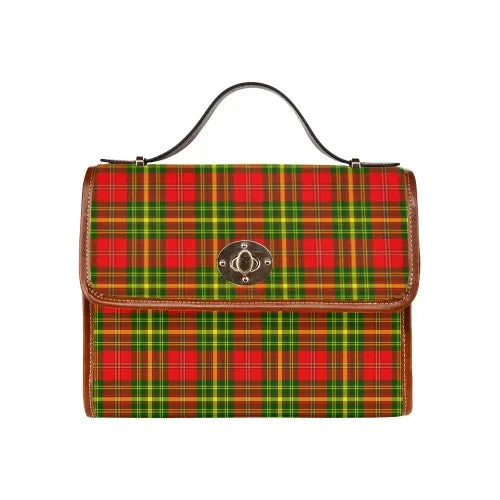 Scottish Leask Clan Tartan Waterproof Canvas Bag Tartan Plaid 2