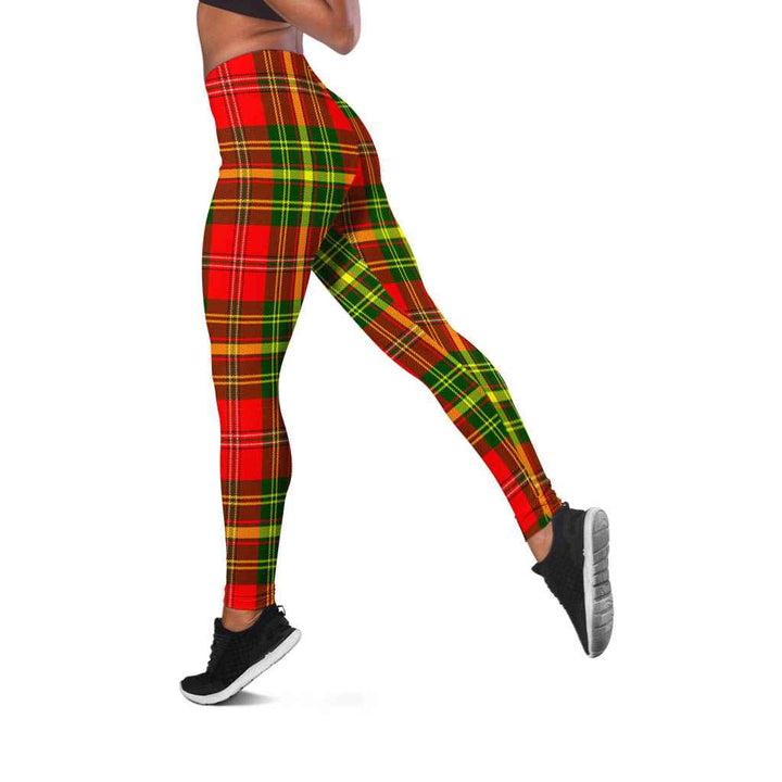 Scottish Leask Clan Tartan Women Leggings Tartan Plaid 2