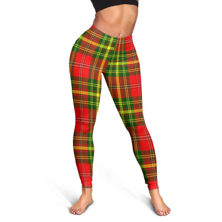 Scottish Leask Clan Tartan Women Leggings Tartan Plaid 3