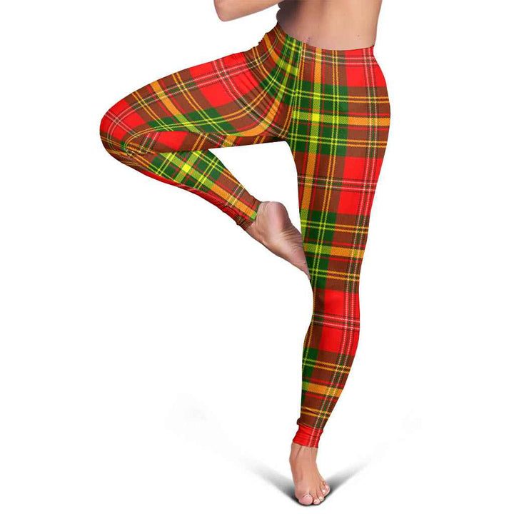 Scottish Leask Clan Tartan Women Leggings Tartan Plaid 5