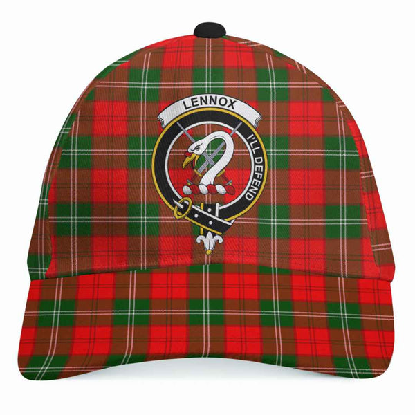 Scottish Lennox Clan Crest Tartan Cap Tartan Plaid 1