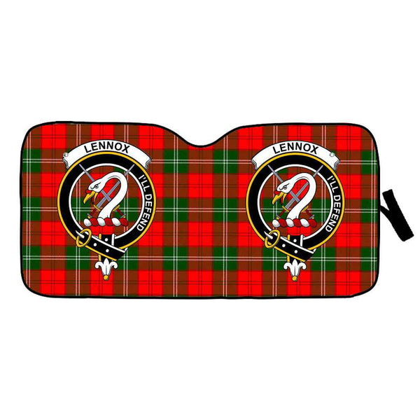 Scottish Lennox Clan Crest Tartan Car Windshield Sun Shade Tartan Plaid 1