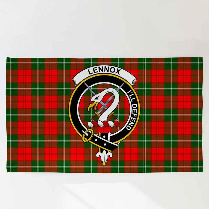 Scottish Lennox Clan Crest Tartan Flag Parade Tartan Plaid 3