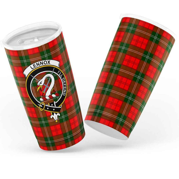 Scottish Lennox Clan Crest Tartan Insulated Tumbler Tartan Plaid 3
