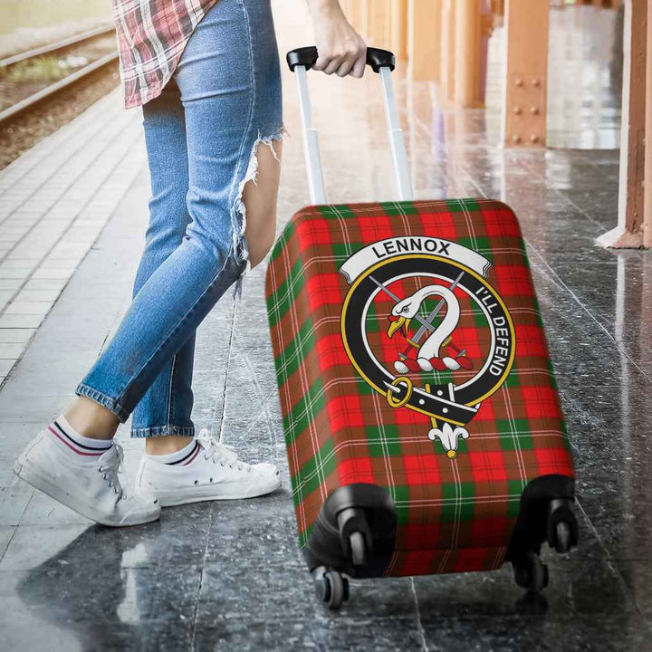 Scottish Lennox Clan Crest Tartan Luggage Cover Tartan Plaid 3
