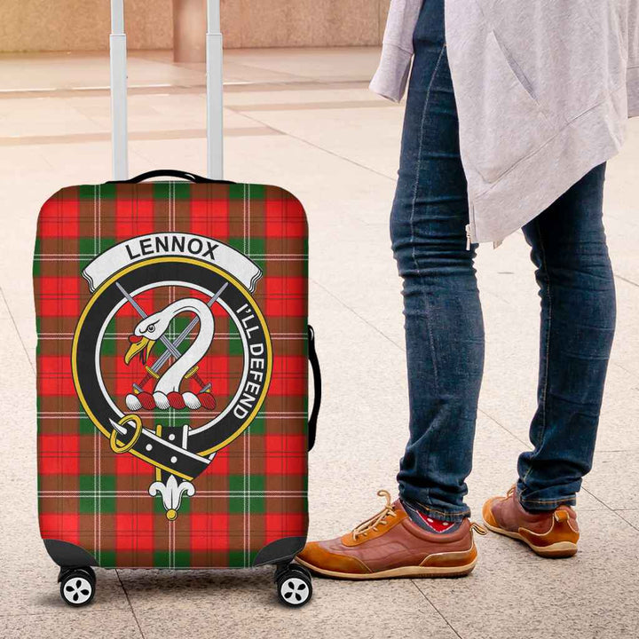Scottish Lennox Clan Crest Tartan Luggage Cover Tartan Plaid 4
