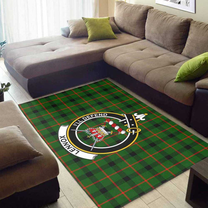 Scottish Lennox (Lennox Kincaid) Clan Crest Tartan Area Rug Tartan Plaid 2