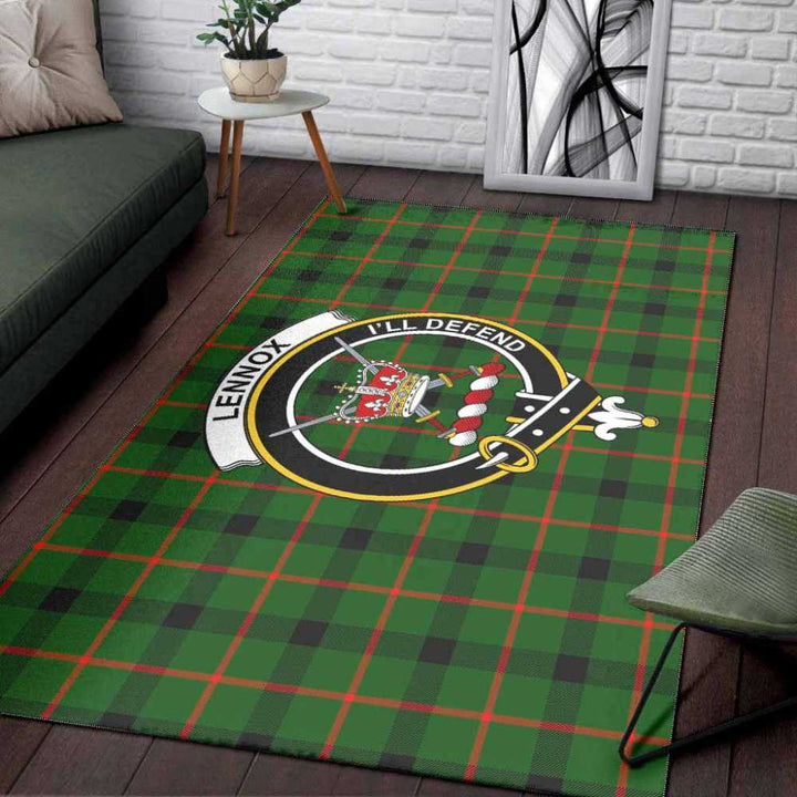 Scottish Lennox (Lennox Kincaid) Clan Crest Tartan Area Rug Tartan Plaid 3