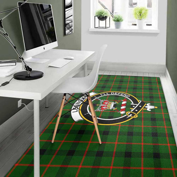 Scottish Lennox (Lennox Kincaid) Clan Crest Tartan Area Rug Tartan Plaid 4