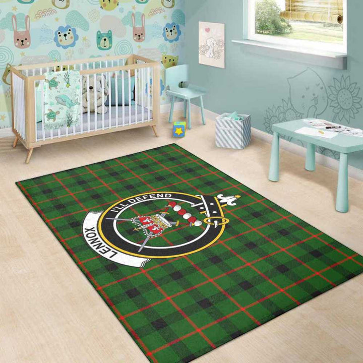 Scottish Lennox (Lennox Kincaid) Clan Crest Tartan Area Rug Tartan Plaid 5