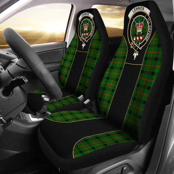 Scottish Lennox (lennox Kincaid) Clan Crest Tartan Car Seat Covers - Special Style 1