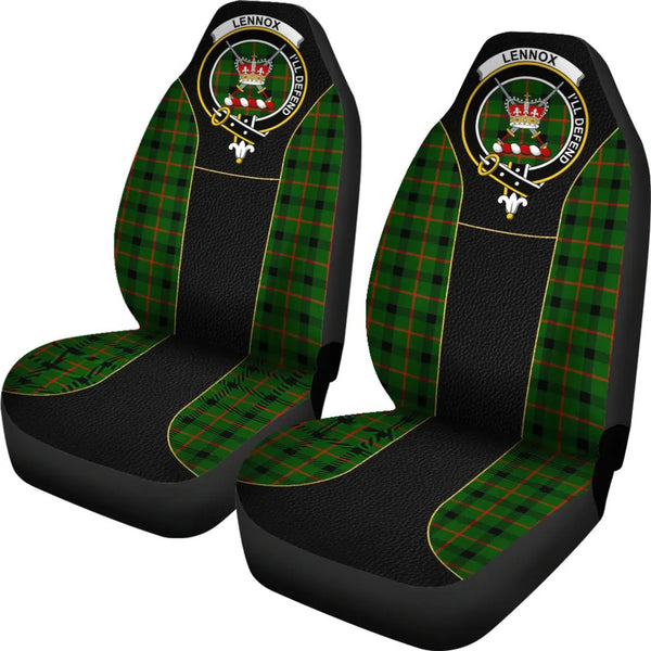 Scottish Lennox (lennox Kincaid) Clan Crest Tartan Car Seat Covers - Special Style 2