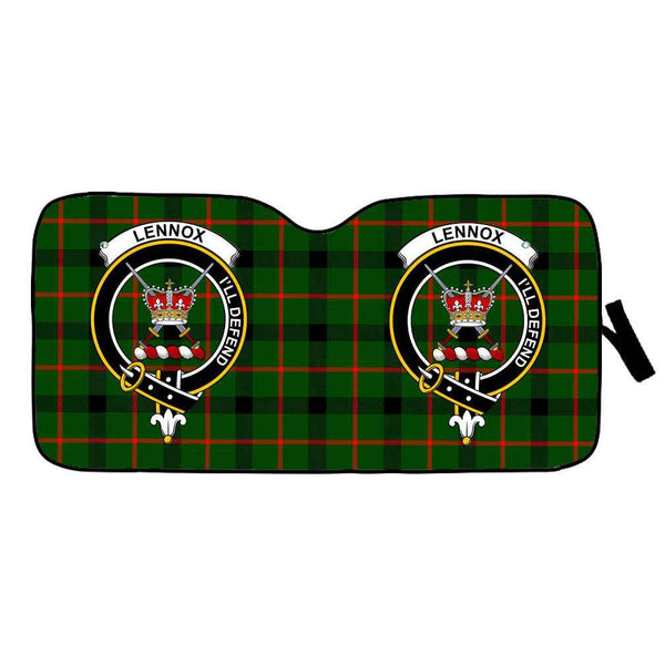 Scottish Lennox (Lennox Kincaid) Clan Crest Tartan Car Windshield Sun Shade Tartan Plaid 1