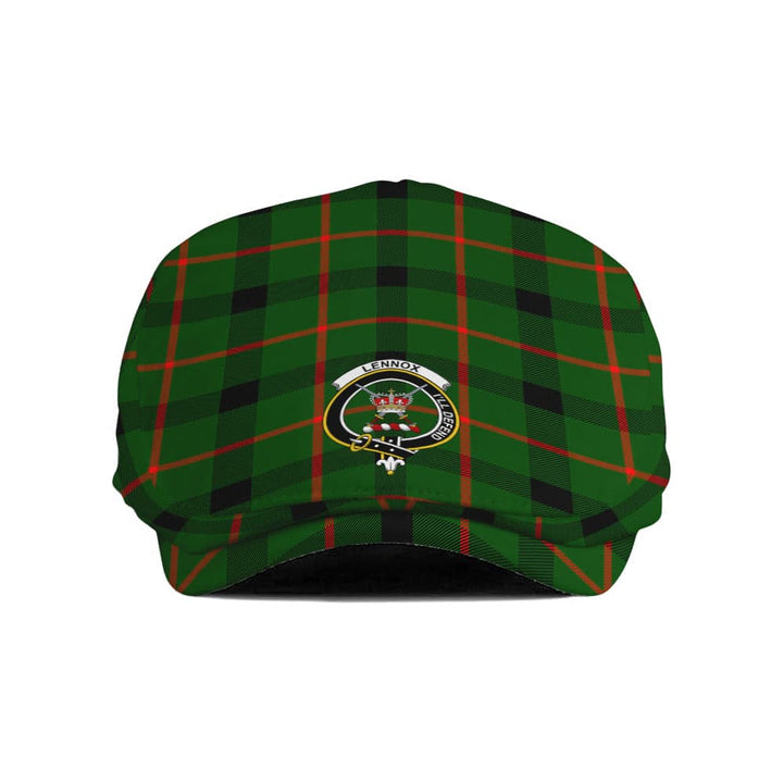 Scottish Lennox Clan Crest Tartan Flat Cap Tartan Plaid 1