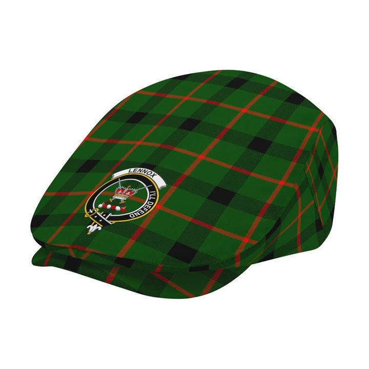 Scottish Lennox Clan Crest Tartan Flat Cap Tartan Plaid 2