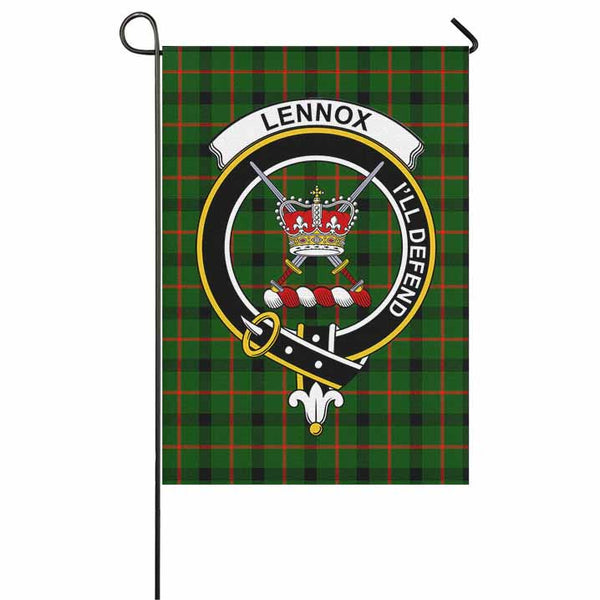 Scottish Lennox (Lennox Kincaid) Clan Crest Tartan Garden Flag Tartan Plaid 1