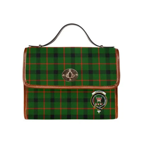 Scottish Lennox (Lennox Kincaid) Clan Crest Tartan Waterproof Canvas Bag Tartan Plaid 2