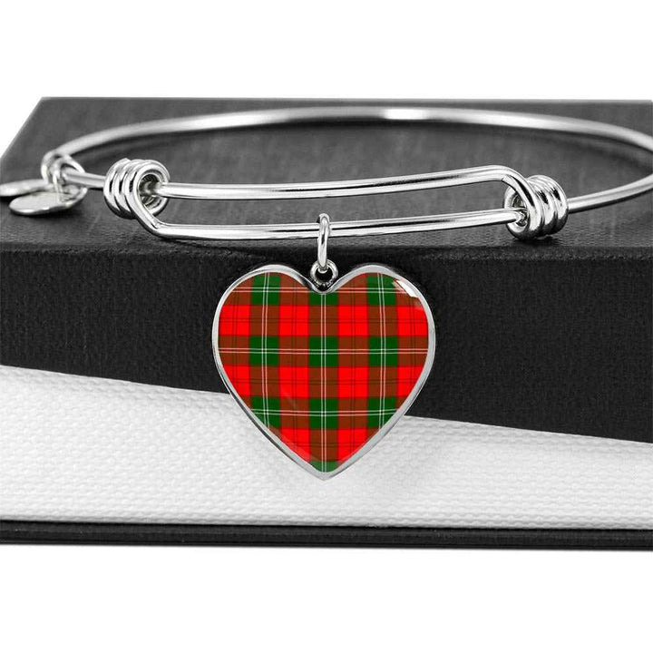 Scottish Lennox Modern Clan Tartan Bangle Heart Tartan Plaid 5