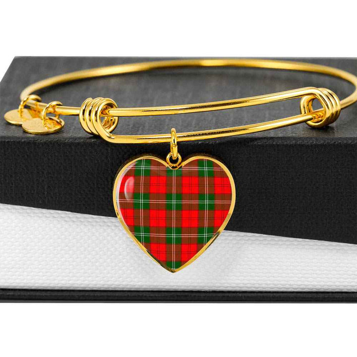 Scottish Lennox Modern Clan Tartan Bangle Heart Tartan Plaid 6