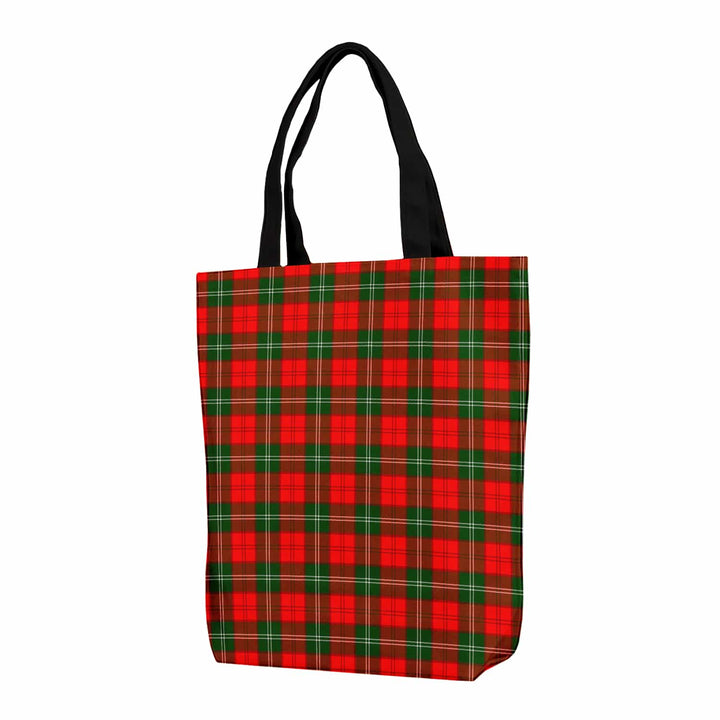 Scottish Lennox Modern Clan Tartan Canvas Bag With Shoulder Strap Tartan Plaid 1