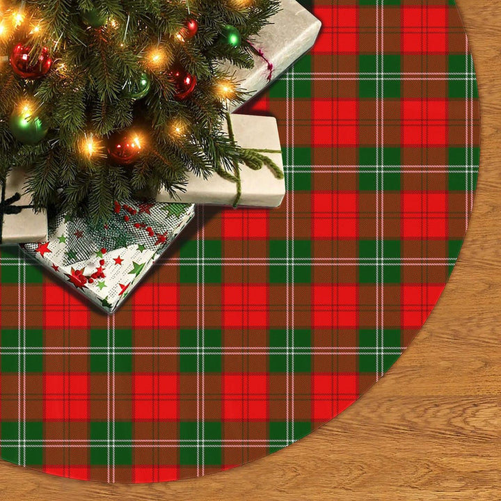 Scottish Lennox Modern Clan Tartan Christmas Tree Skirt No Tassels 2 Tartan Plaid