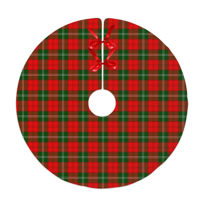 Scottish Lennox Modern Clan Tartan Christmas Tree Skirt No Tassels 1 Tartan Plaid