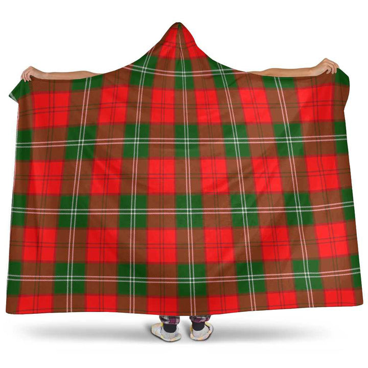 Scottish Lennox Modern Clan Tartan Hooded Blanket Tartan Plaid 1