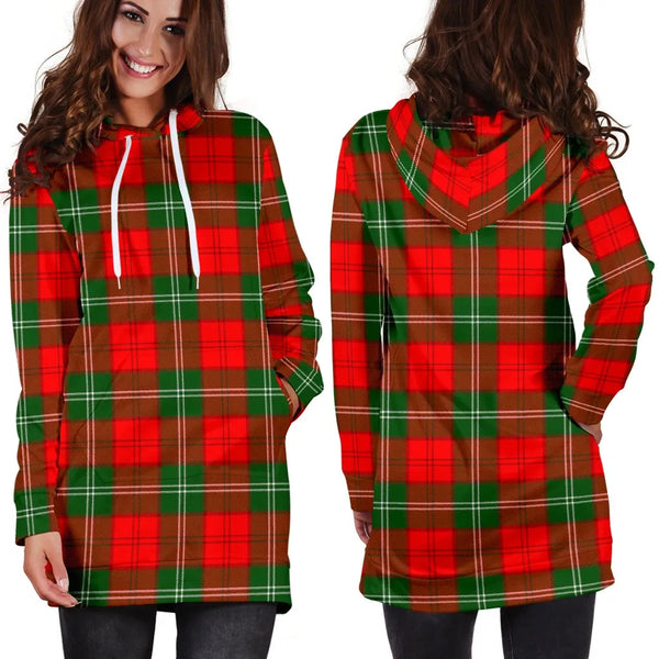 Scottish Lennox Modern Clan Tartan Hoodie Dress