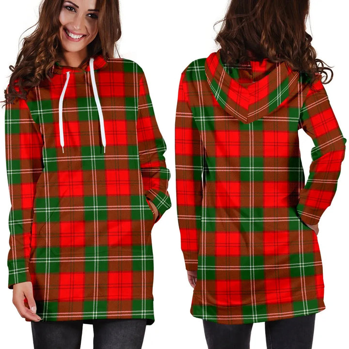 Scottish Lennox Modern Clan Tartan Hoodie Dress