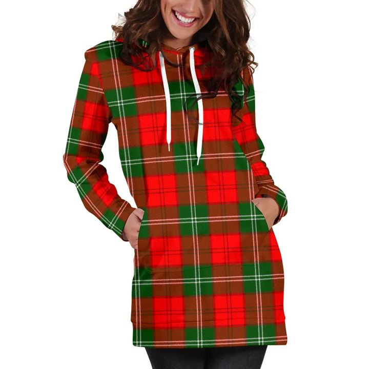 Scottish Lennox Modern Clan Tartan Hoodie Dress