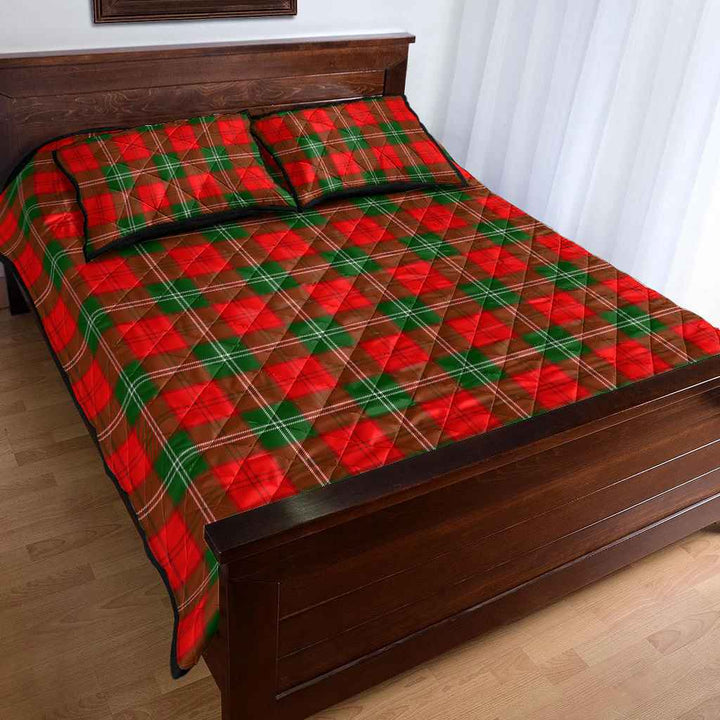 Scottish Lennox Modern Clan Tartan Quilt Bed Set Tartan Plaid 4