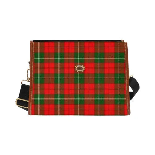 Scottish Lennox Modern Clan Tartan Waterproof Canvas Bag Tartan Plaid 1