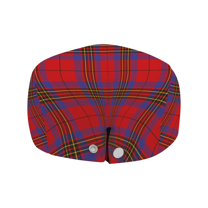 Scottish Leslie Clan Crest Tartan Flat Cap Tartan Plaid 4