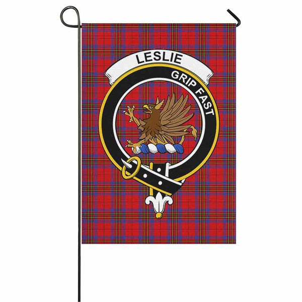Scottish Leslie Clan Crest Tartan Garden Flag Tartan Plaid 1