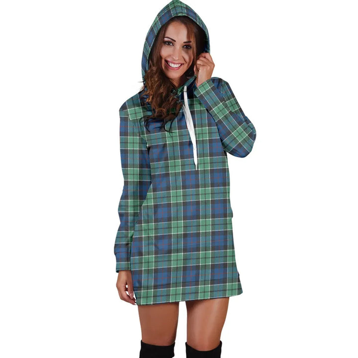Scottish Leslie Hunting Ancient Clan Tartan Hoodie Dress