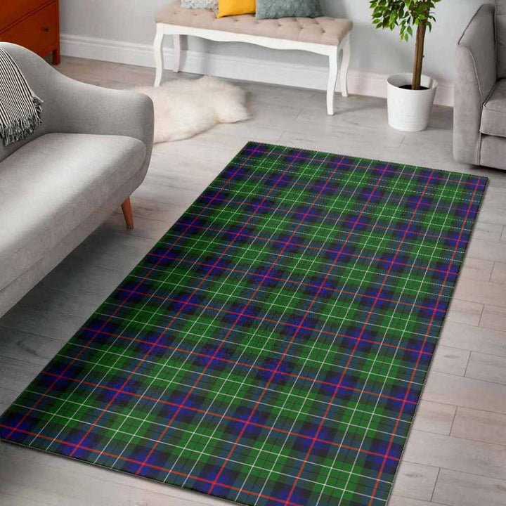 Scottish Leslie Hunting Clan Tartan Area Rug Tartan Plaid 1