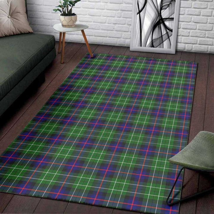 Scottish Leslie Hunting Clan Tartan Area Rug Tartan Plaid 3