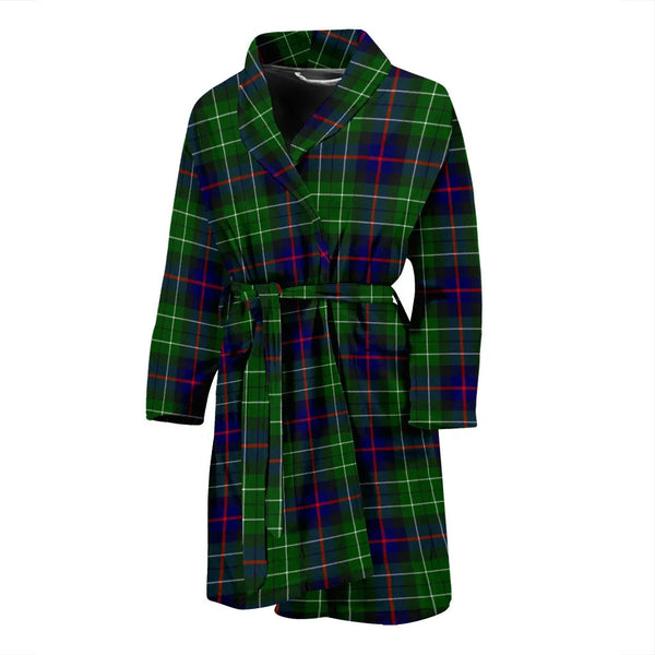 Scottish Leslie Hunting Clan Tartan Bathrobe 2
