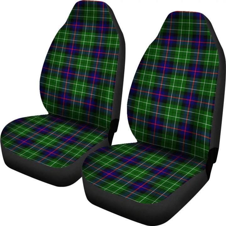 Scottish Leslie Hunting Clan Tartan Car Seat Covers 1