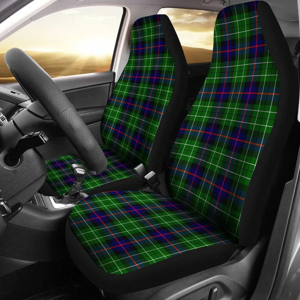 Scottish Leslie Hunting Clan Tartan Car Seat Covers 2