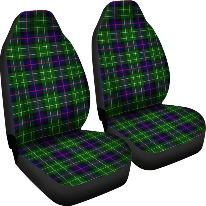 Scottish Leslie Hunting Clan Tartan Car Seat Covers 4