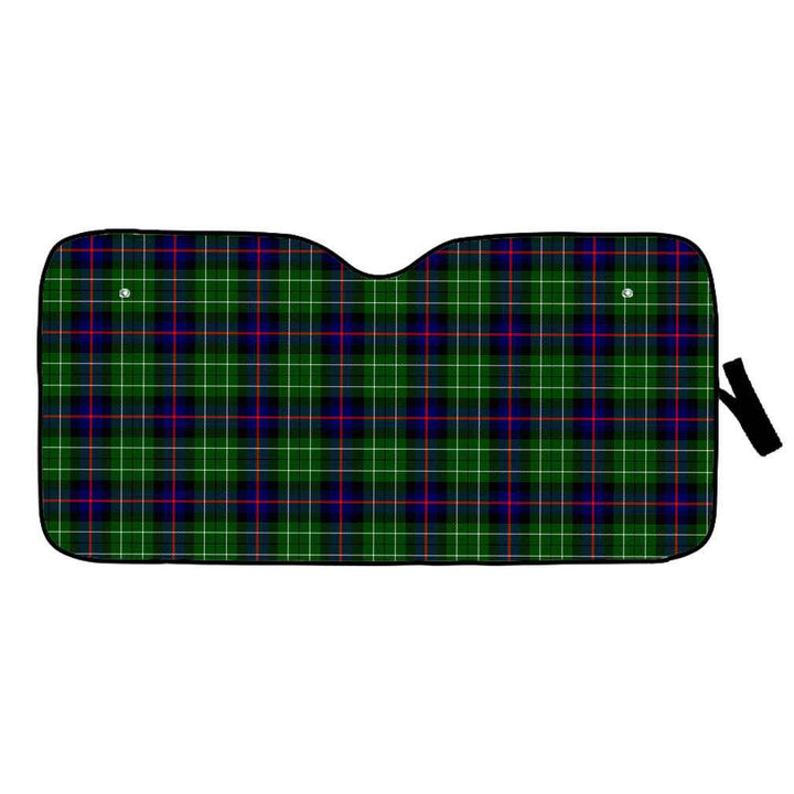 Scottish Leslie Hunting Clan Tartan Car Windshield Sun Shade Tartan Plaid 1