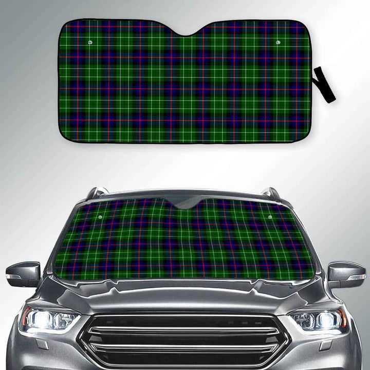 Scottish Leslie Hunting Clan Tartan Car Windshield Sun Shade Tartan Plaid 2