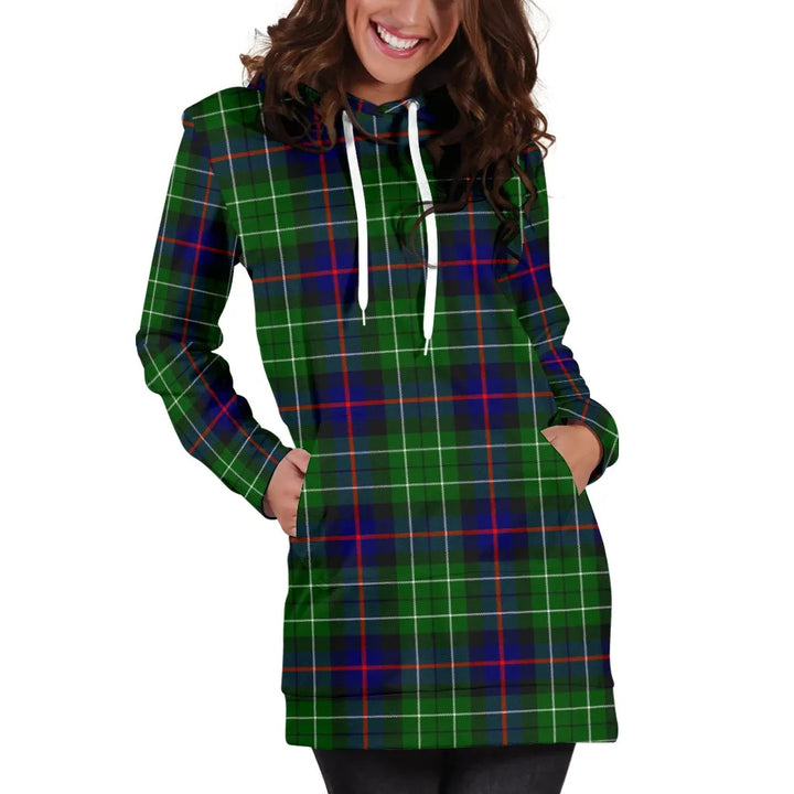 Scottish Leslie Hunting Clan Tartan Hoodie Dress